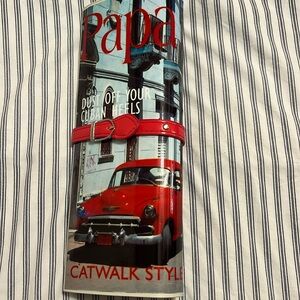 Paparazzi Magazine clutch Cuban Havanna Red Black
